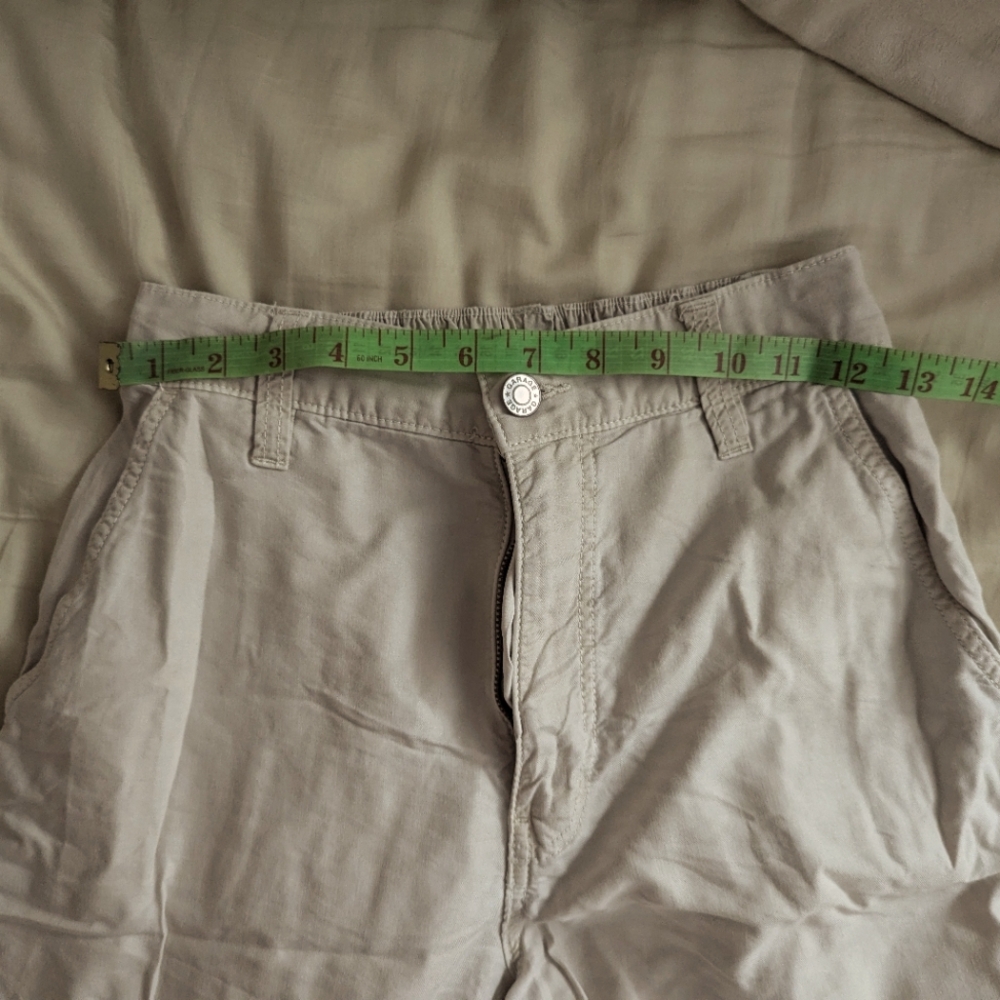 Garage cargo pants - high waisted baggy and wide leg pants. Size XS